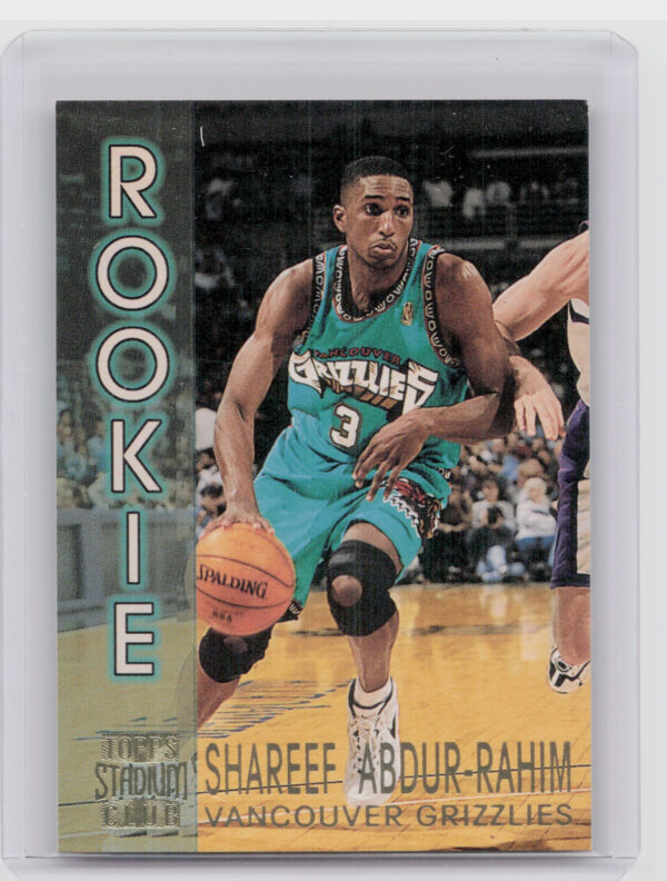 1996-97 Stadium Club Shareef Abdur-Rahim #R1 Grizzlies Rookies (Series Two)