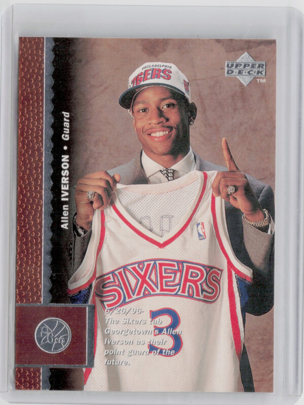 1996-97 Upper Deck Allen Iverson RC #91 76ers
