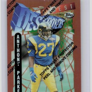 1996 Finest Anthony Parker Refractor #323 Rams
