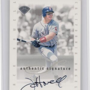 1996 Leaf Signature Series Jack Howell Auto #NNO Angels Extended Series Autograp