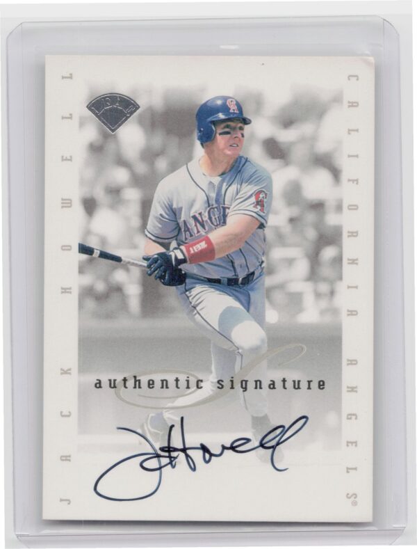 1996 Leaf Signature Series Jack Howell Auto #NNO Angels Extended Series Autograp