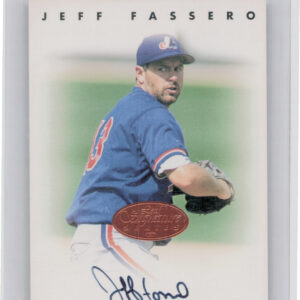 1996 Leaf Signature Series Jeff Fassero AU #NNO Expos Autographs Bronze