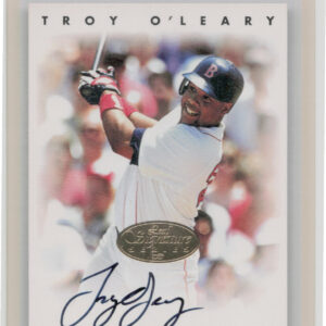 1996 Leaf Signature Series Troy O'Leary AU #NNO Sox Autographs Gold