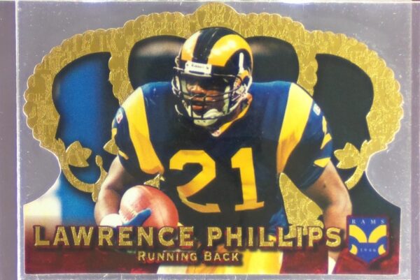 1996 Pacific Crown Royale Lawrence Phillips RC #CR-75 Rams