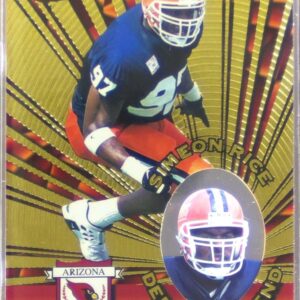 1996 Pacific Invincible Simeon Rice RC #I-4 Cardinals