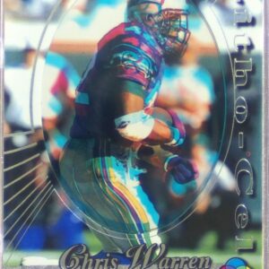 1996 Pacific Litho-Cel Chris Warren #Litho-94 Seahawks