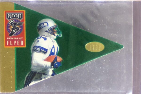 1996 Playoff Contenders Joey Galloway #PF2 Seahawks Pennant Flyer