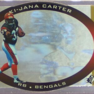 1996 SPx Ki-Jana Carter Gold RC #7 Bengals Hologram