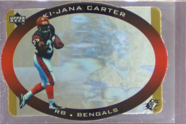 1996 SPx Ki-Jana Carter Gold RC #7 Bengals Hologram
