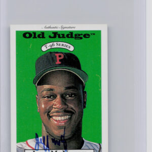 1996 Signature Rookies Old Judge Jeff McNeely AU SN6000 #20 Redbirds Signatures