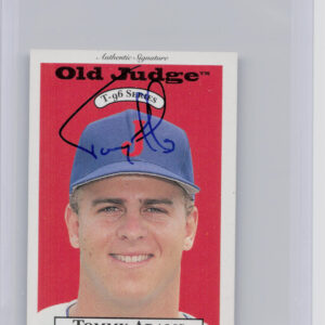 1996 Signature Rookies Old Judge Tommy Adams AU SN6000 #1 Suns Signatures
