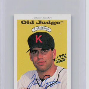 1996 Signature Rookies Old Judge Travis Baptist AU SN6000 #2 Chiefs Signatures