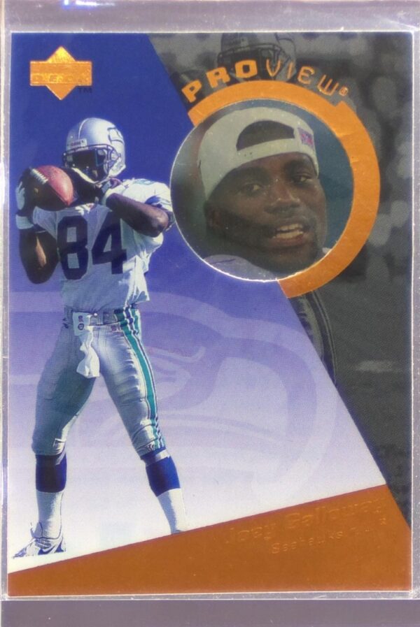 1996 Upper Deck Joey Galloway #PV25 Seahawks Proview