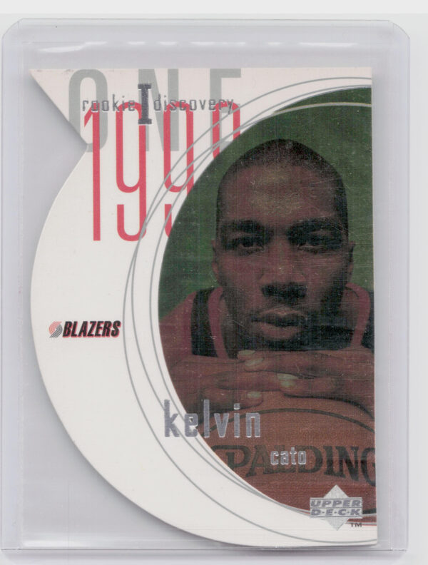 1997-98 Upper Deck Kelvin Cato #R15 Blazers Rookie Discovery I