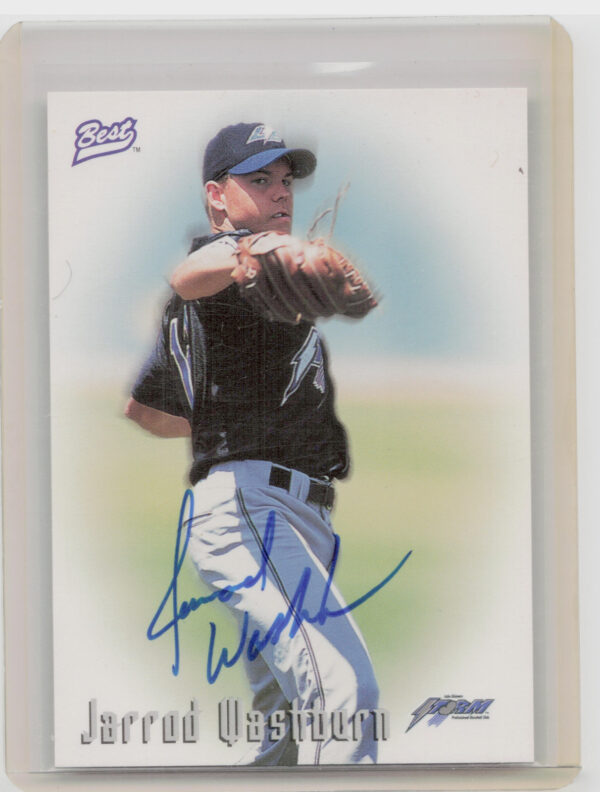 1997 Best Jarrod Washburn AU #NNO Storm Autographs Autograph Series