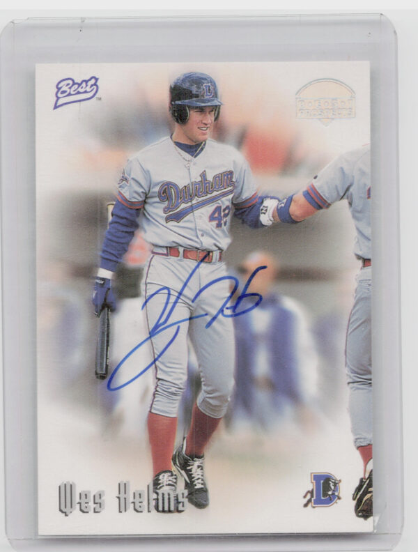 1997 Best Wes Helms AU #NNO Bulls Autographs Prospect Series