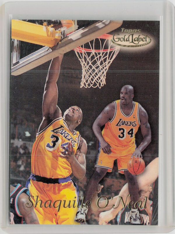 1998-99 Topps Shaquille O'Neal #GL2 Lakers Topps Gold Label