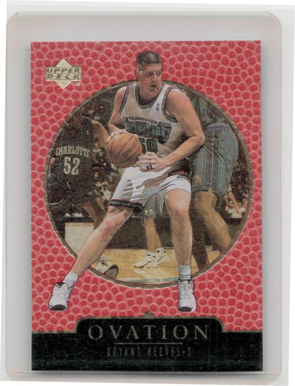 1998-99 Upper Deck Ovation Bryant Reeves Gold /1000 #68 Grizzlies