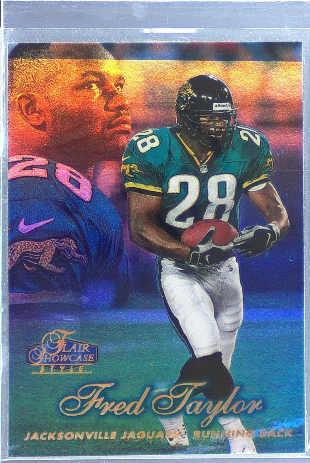 1998 Flair Showcase Fred Taylor Flair Showcase Row 2 (Style) #22 Jaguars