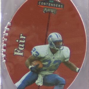 1998 Playoff Contenders Terry Fair #28 Lions Leather Die-Cut