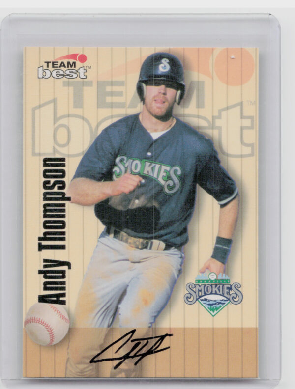 1998 Team Best Andy Thompson #NNO Smokies Autographs Signature Series