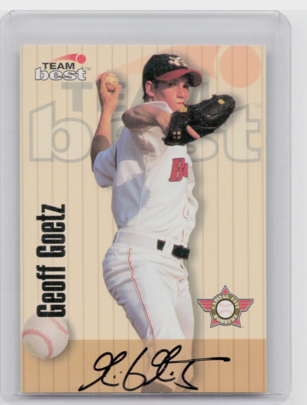 1998 Team Best Geoff Goetz AU #NNO Bombers Autographs Signature Series