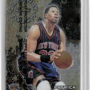 1999-00 Finest Patrick Ewing #KT4 Knicks 24 Karat Touch