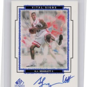 1999-00 SP Top Prospects A.J. Bramlett AU #AB Wildcats Vital Signs