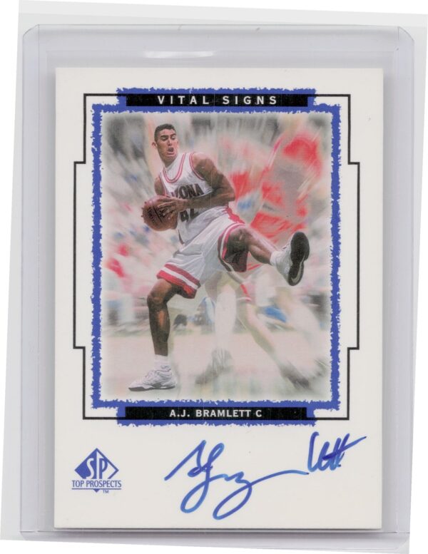 1999-00 SP Top Prospects A.J. Bramlett AU #AB Wildcats Vital Signs