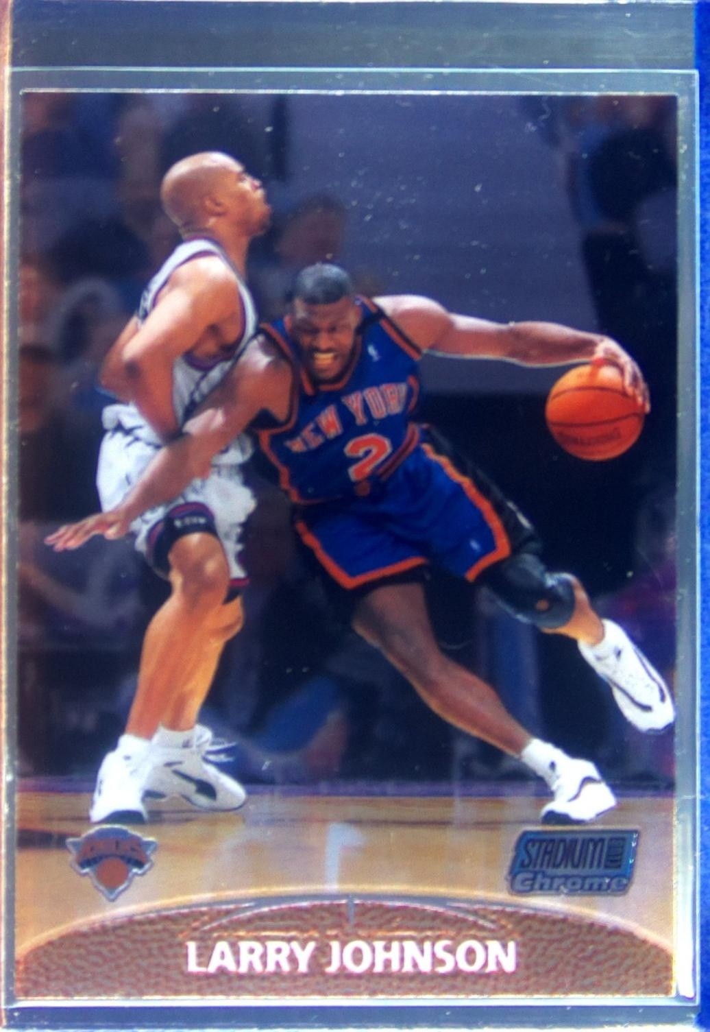 1999-00 Stadium Club Chrome Larry Johnson #68 Knicks