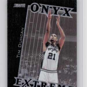 1999-00 Stadium Club Tim Duncan #OE10 Spurs Onyx Extreme