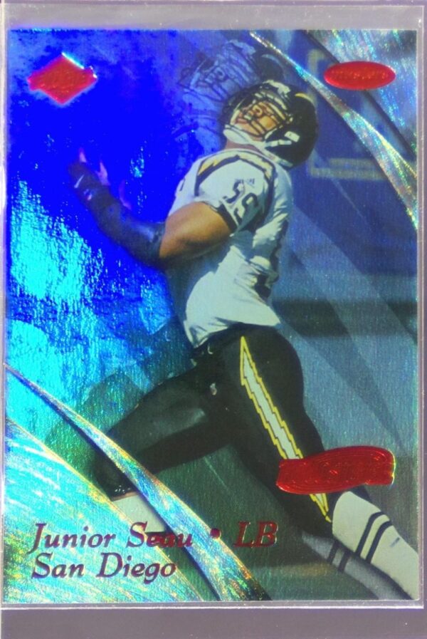 1999 Collector's Edge Masters Junior Seau HoloSilver /3500 #166 Chargers