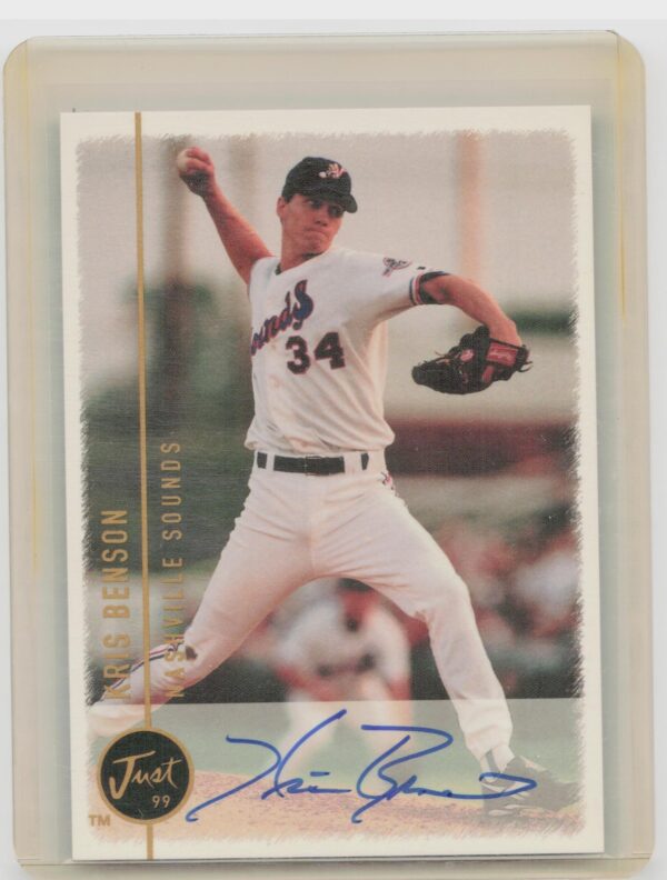 1999 Just Kris Benson Auto #NNO Sounds Autographs