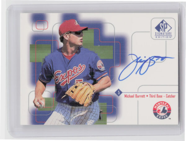 1999 SP Signature Edition Michael Barrett AU #MB Expos Autographs