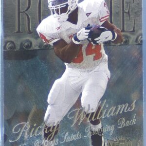1999 SkyBox Metal Universe Ricky Williams RC #209 Saints