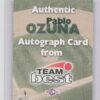 1999 Team Best Rookie Pablo Ozuna AU #NNO Chiefs Autographs - Image 3