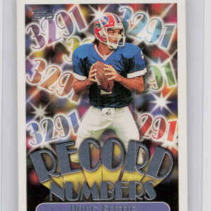 1999 Topps Doug Flutie #RN7 Bills Record Numbers Silver