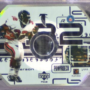 1999 Upper Deck PowerDeck Jamal Anderson #PD18 Falcons