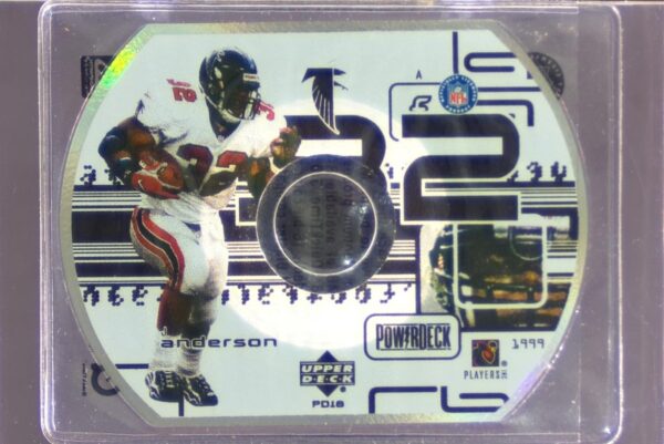 1999 Upper Deck PowerDeck Jamal Anderson #PD18 Falcons