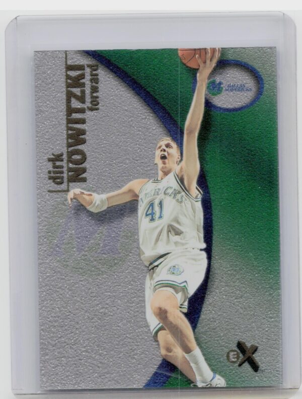 2000-01 E-X Dirk Nowitzki #16 Mavericks