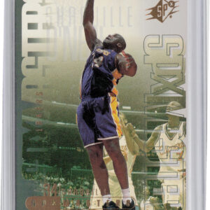 2000-01 SPx Shaquille O'Neal #M9 Lakers Masters