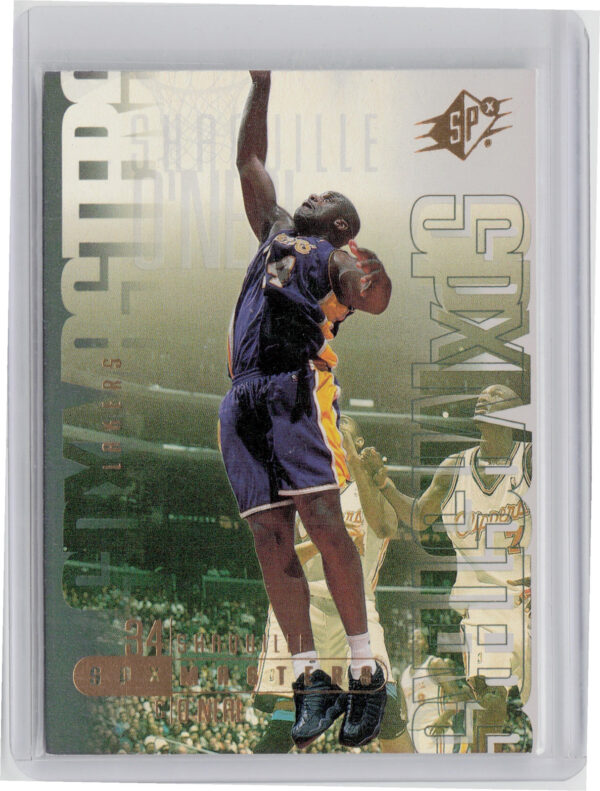 2000-01 SPx Shaquille O'Neal #M9 Lakers Masters