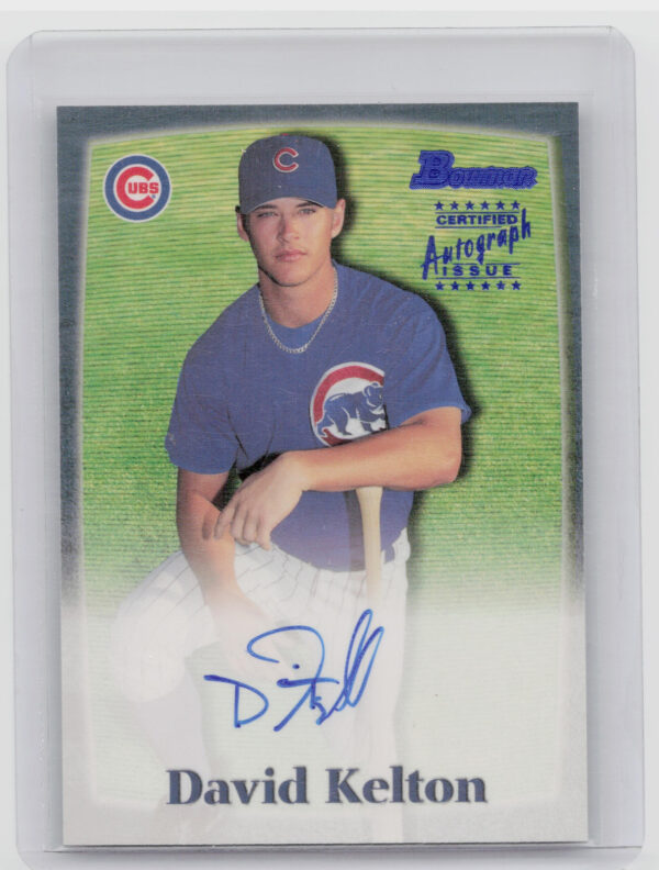 2000 Bowman David Kelton AU #DK Cubs Autographs