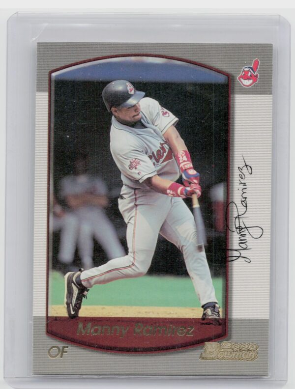 2000 Bowman Manny Ramirez #90 Indians