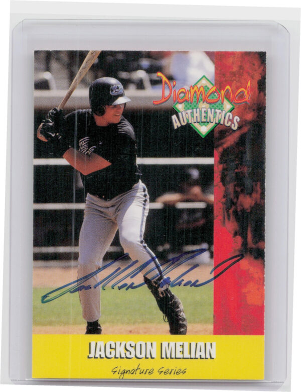 2000 Diamond Authentics Autographs Jackson Melian AU SN1250 #MS4 Bats Magnificen