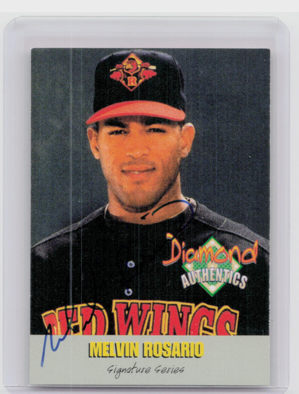 2000 Diamond Authentics Autographs Melvin Rosario AU SN3250 #5 Wings