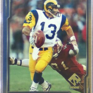 2000 Pacific Private Stock Kurt Warner #16 Rams Extreme Action
