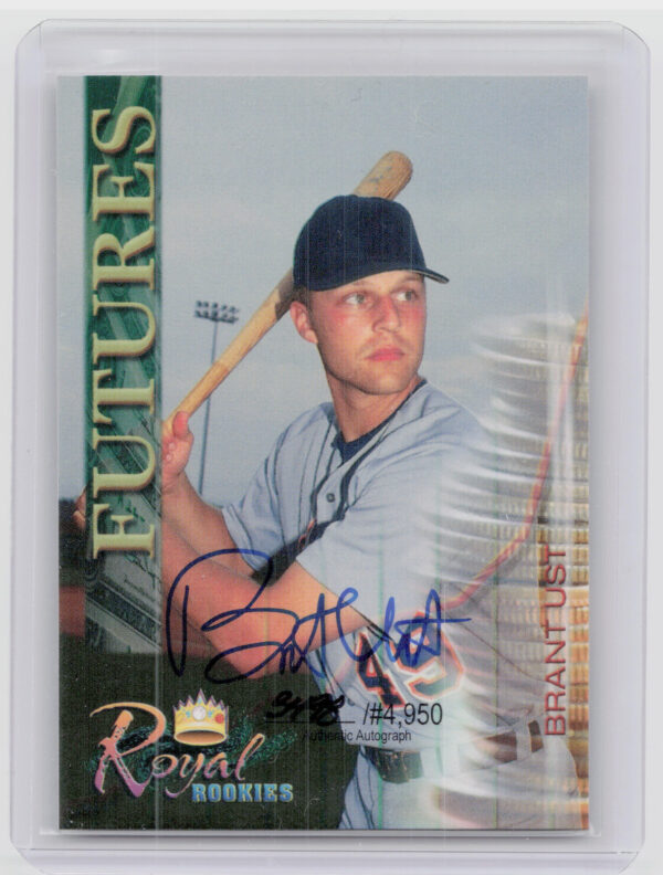 2000 Royal Rookies Futures Brant Ust AU SN4950 #35 Tigers Autographs