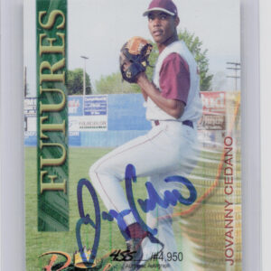 2000 Royal Rookies Futures Jovanny Cedeno AU SN4950 #7 Gnats Autographs