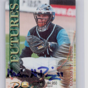 2000 Royal Rookies Futures Maxim St. Pierre AU SN4950 #24 Whitecaps Autographs